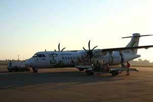 ATR-72 Siemp Reap Airways в аэропорту Пноменя